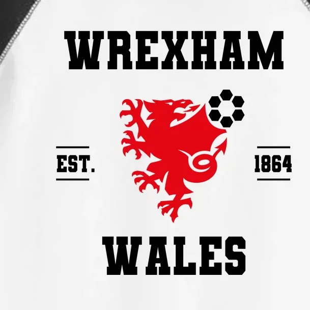 The Red Dragons Wrexham Fc Football Club Wrexham Toddler Fine Jersey T-Shirt