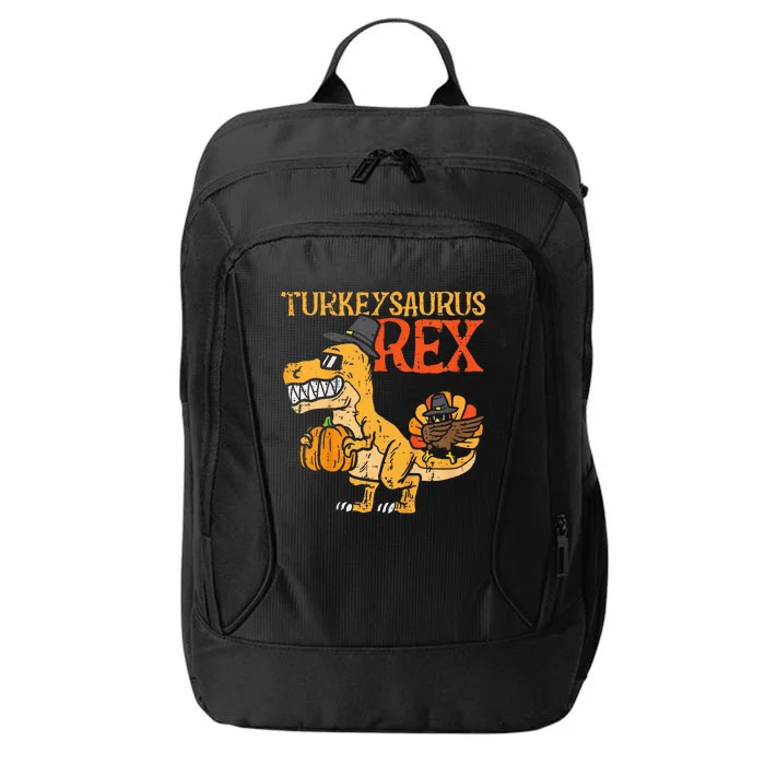 Turkeysaurus Rex Dab Turkey Dino Thanksgiving City Backpack