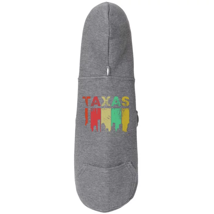 Texas Retro Drip Logo Doggie 3-End Fleece Hoodie