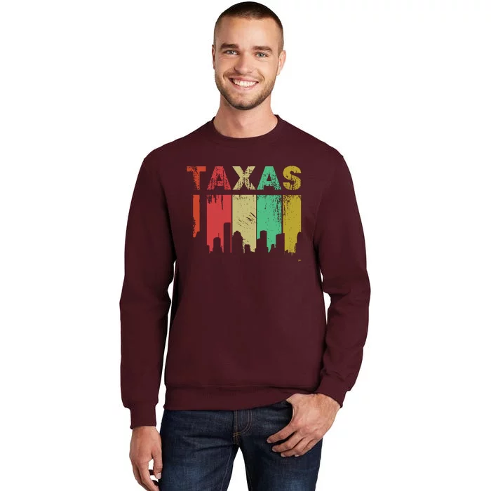 Texas Retro Drip Logo Tall Sweatshirt