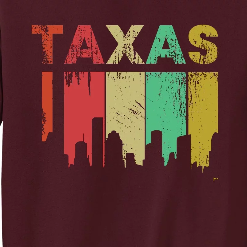 Texas Retro Drip Logo Tall Sweatshirt