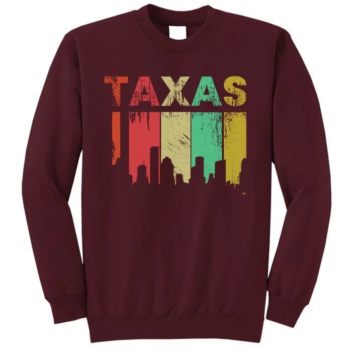 Texas Retro Drip Logo Tall Sweatshirt