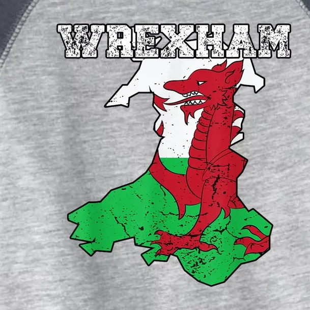 The Red Dragons Wrexham Fc Football Club Wrexham Toddler Fine Jersey T-Shirt