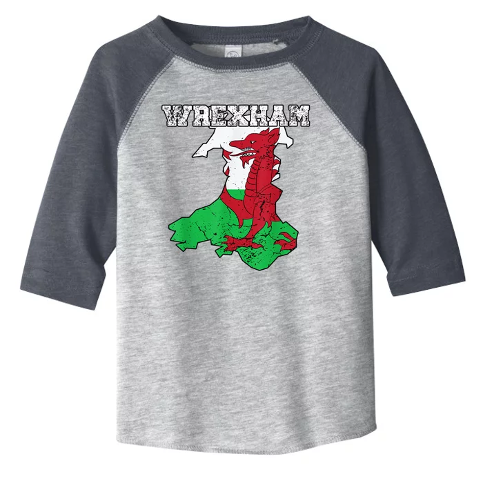 The Red Dragons Wrexham Fc Football Club Wrexham Toddler Fine Jersey T-Shirt