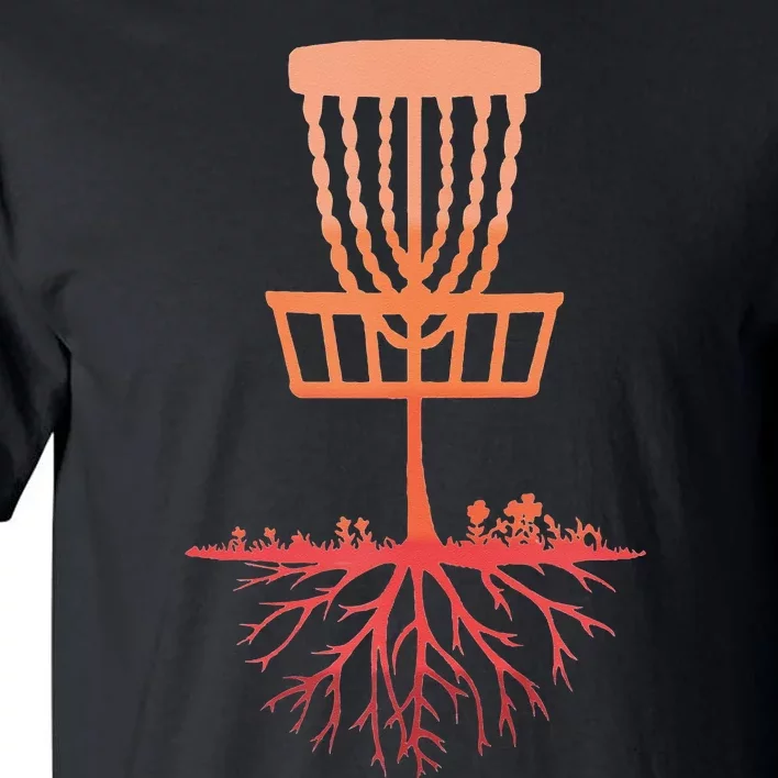 Tree Roots Disc Golf Basket Disc Golfing Frisbee Disc Golf Tall T-Shirt