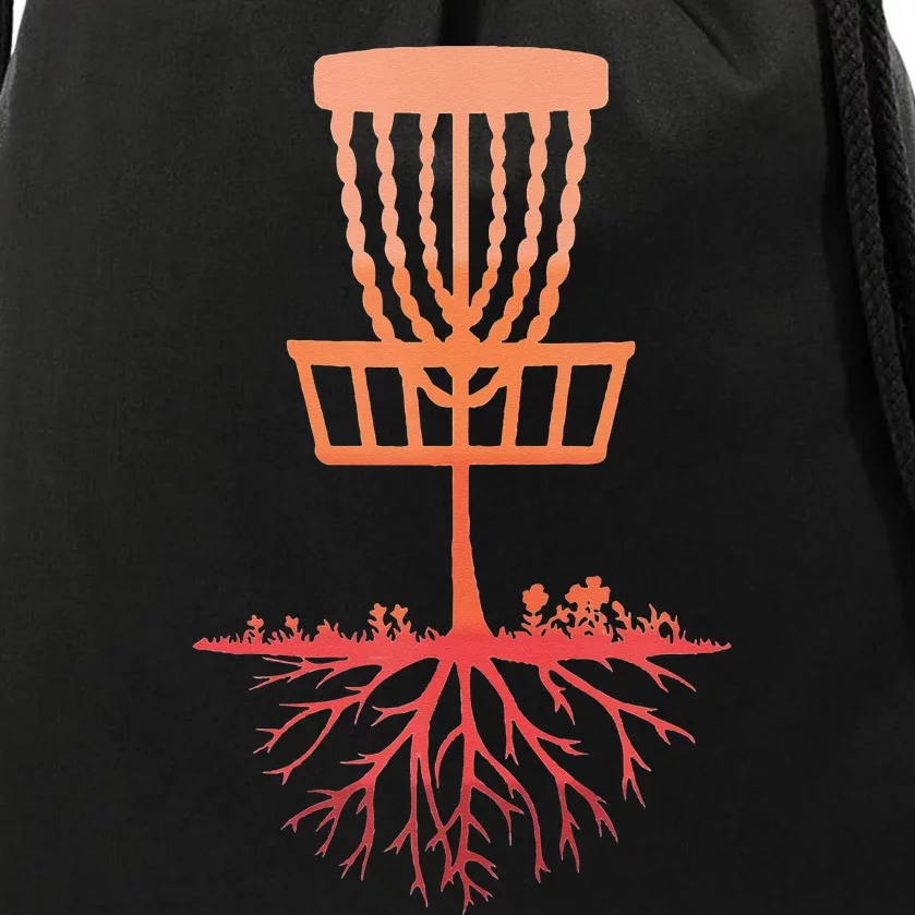 Tree Roots Disc Golf Basket Disc Golfing Frisbee Disc Golf Drawstring Bag