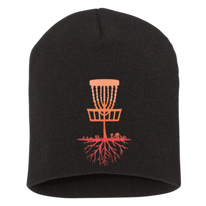 Tree Roots Disc Golf Basket Disc Golfing Frisbee Disc Golf Short Acrylic Beanie