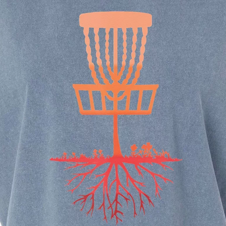 Tree Roots Disc Golf Basket Disc Golfing Frisbee Disc Golf Garment-Dyed Women's Muscle Tee