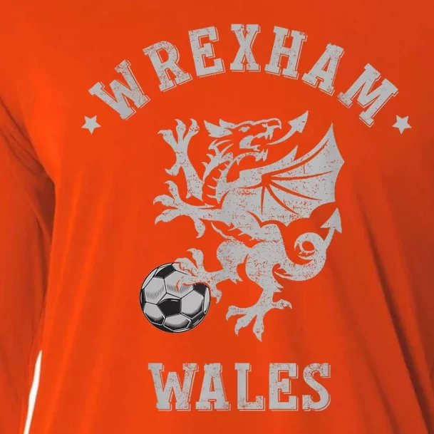 The Red Dragons Wrexham Fc Football Club Wrexham Cooling Performance Long Sleeve Crew