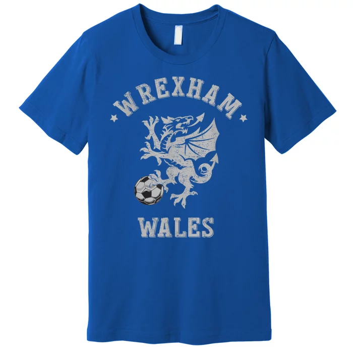 The Red Dragons Wrexham Fc Football Club Wrexham Premium T-Shirt