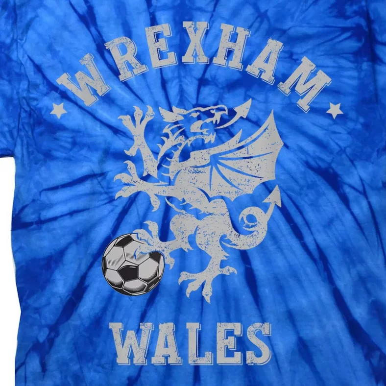 The Red Dragons Wrexham Fc Football Club Wrexham Tie-Dye T-Shirt