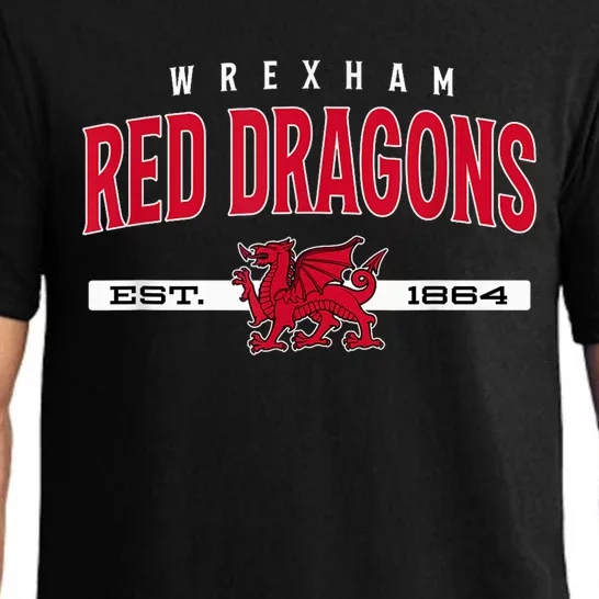 The Red Dragons Wrexham Fc Football Club Wrexham Pajama Set