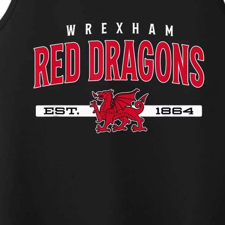 The Red Dragons Wrexham Fc Football Club Wrexham Performance Tank