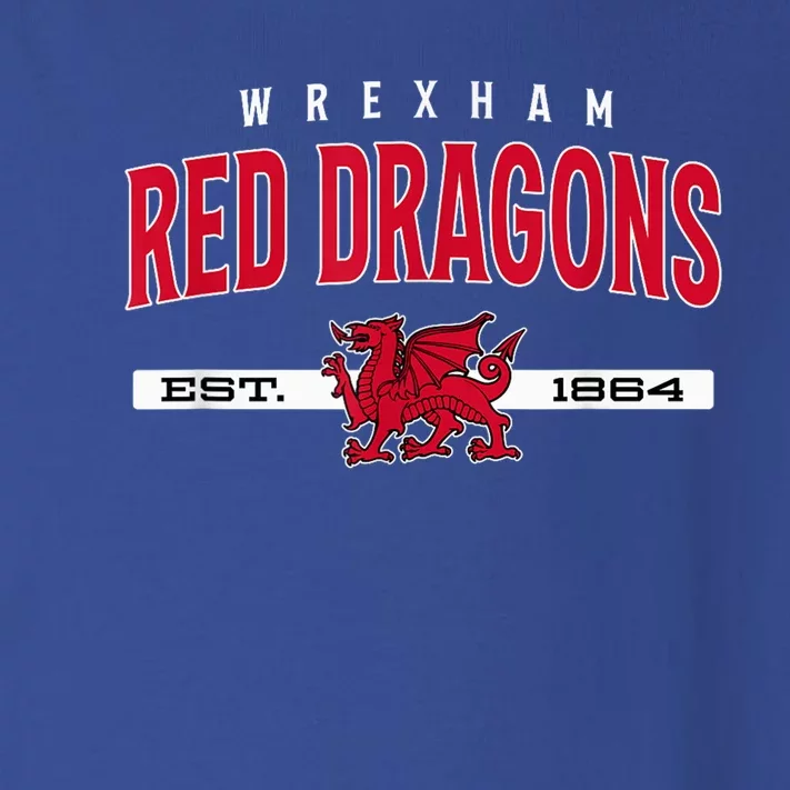 The Red Dragons Wrexham Fc Football Club Wrexham Toddler Long Sleeve Shirt