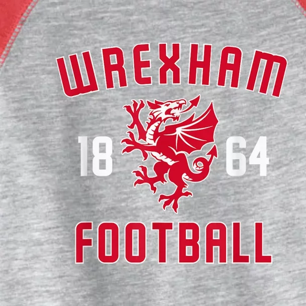 The Red Dragons Wrexham Fc Football Club Wrexham Toddler Fine Jersey T-Shirt