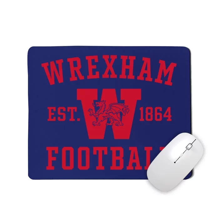 The Red Dragons Wrexham Fc Football Club Wrexham Mousepad