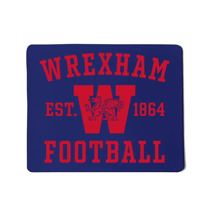 The Red Dragons Wrexham Fc Football Club Wrexham Mousepad