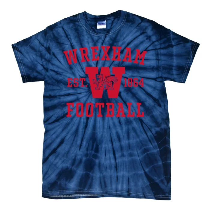 The Red Dragons Wrexham Fc Football Club Wrexham Tie-Dye T-Shirt