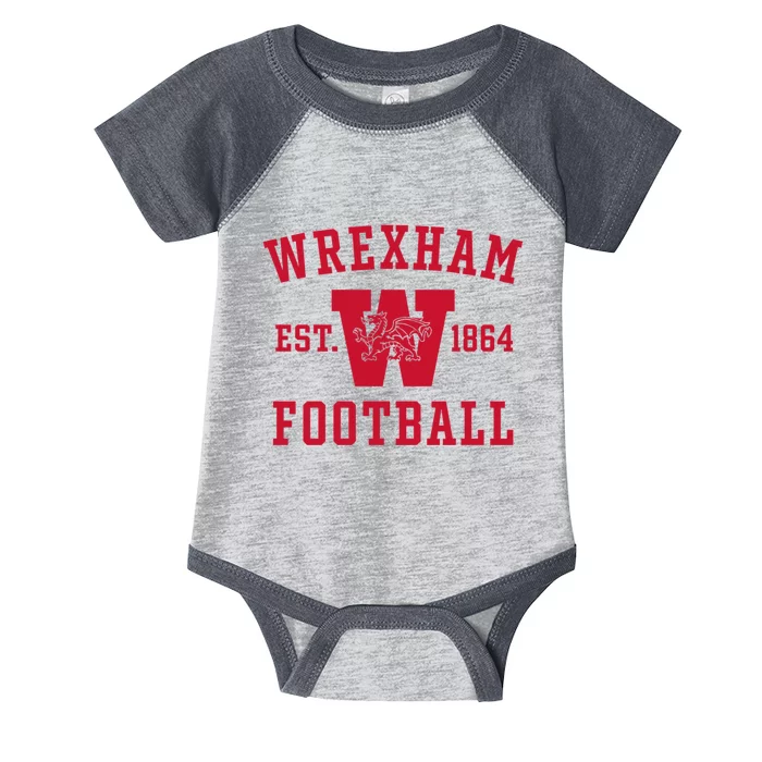 The Red Dragons Wrexham Fc Football Club Wrexham Infant Baby Jersey Bodysuit