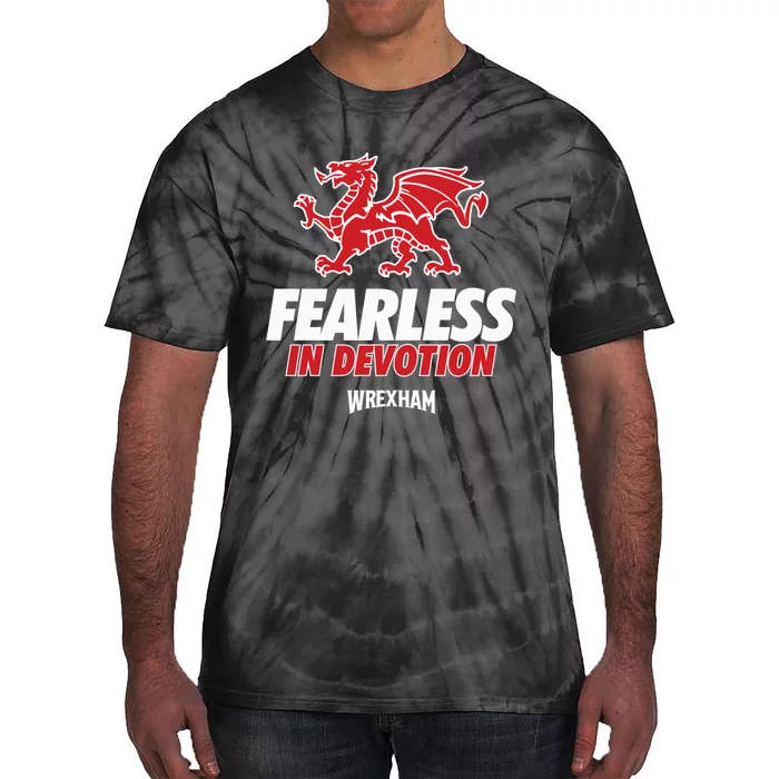 The Red Dragons Wrexham Fc Football Club Wrexham Tie-Dye T-Shirt