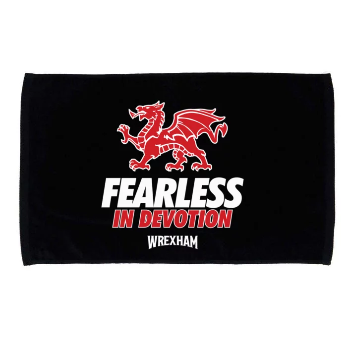 The Red Dragons Wrexham Fc Football Club Wrexham Microfiber Hand Towel