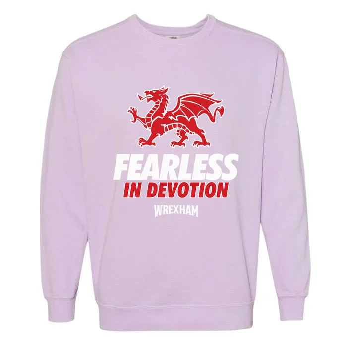 The Red Dragons Wrexham Fc Football Club Wrexham Garment-Dyed Sweatshirt