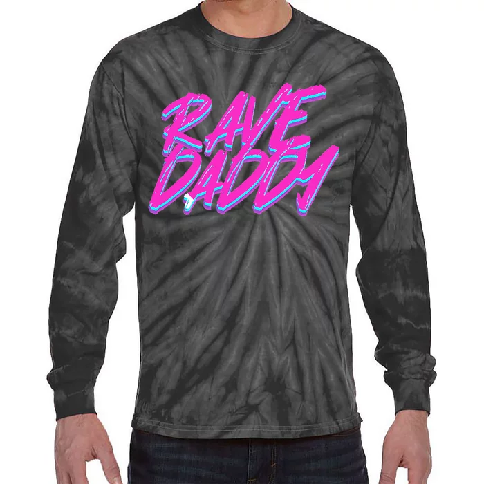 Techno Rave EDM Rave Daddy Tie-Dye Long Sleeve Shirt