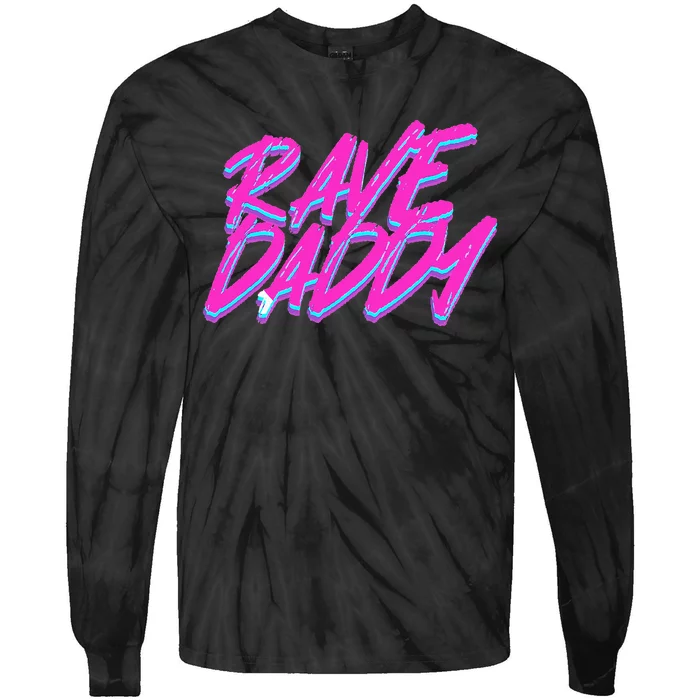 Techno Rave EDM Rave Daddy Tie-Dye Long Sleeve Shirt