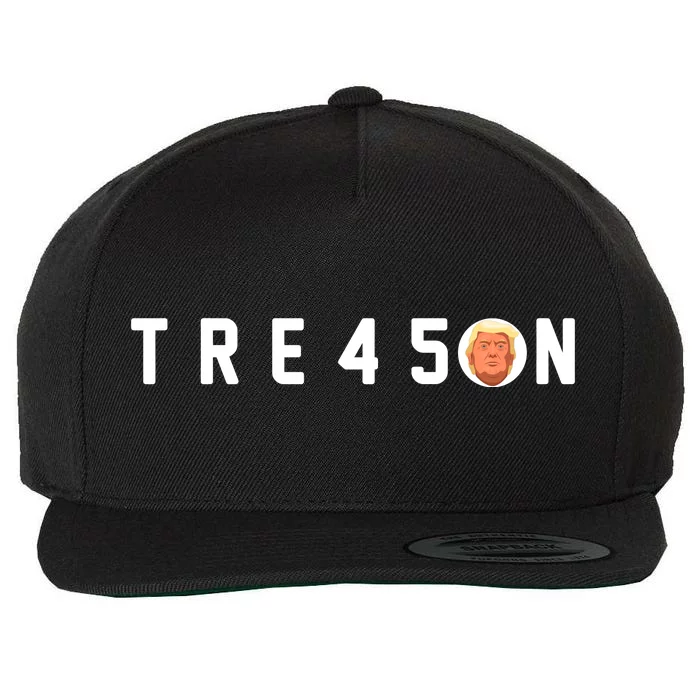 Tre45on Anti Trump Wool Snapback Cap