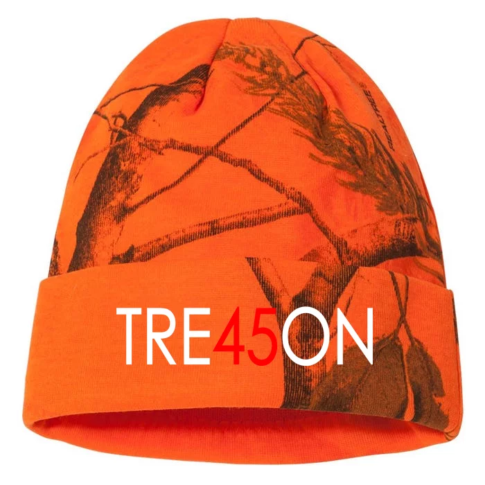 Tre45on Anti Trump Treason Kati - 12in Camo Beanie