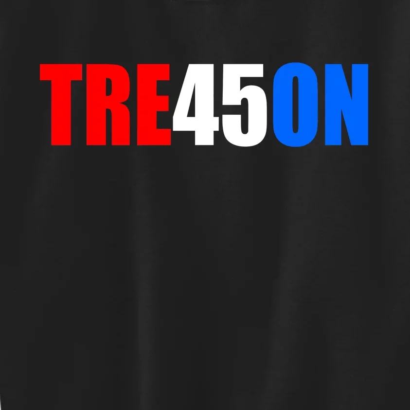 Tre45on Treason Anti Trump Kids Sweatshirt