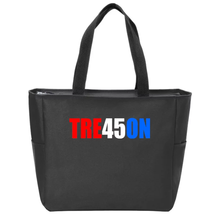 Tre45on Treason Anti Trump Zip Tote Bag