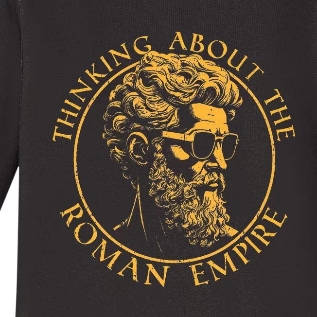 The Roman Empire Map Never Forget Ancient Rome Historic Maps Baby Long Sleeve Bodysuit