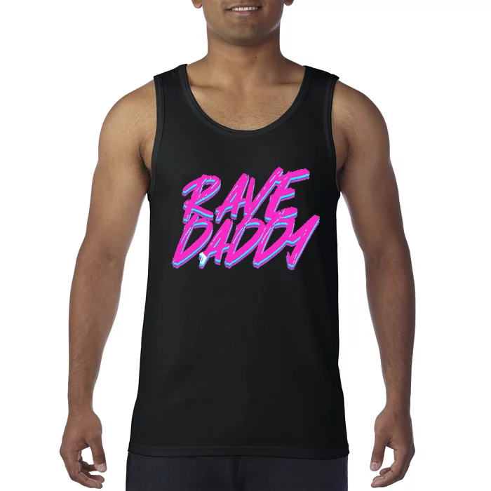 Techno Rave Edm Rave Daddy Tank Top