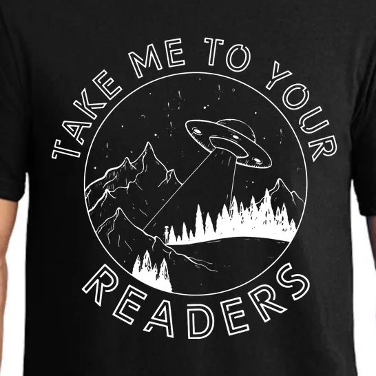 Take Reading English Teacher Library Alien Space Pajama Set