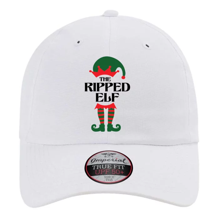 The Ripped Elf Funny Family Matching Christmas The Original Performance Cap