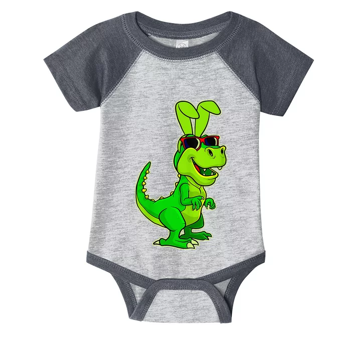 T Rex Easter Bunny Funny Dinosaur Basket Stuffers Infant Baby Jersey Bodysuit