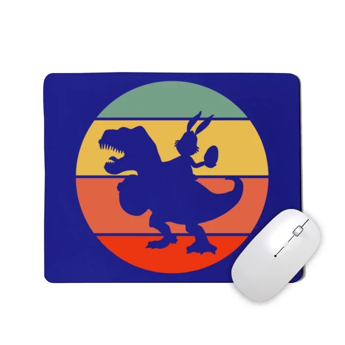 T Rex Easter Bunny Dinosaur Rabbit Ears Eggs Cute Gift Mousepad