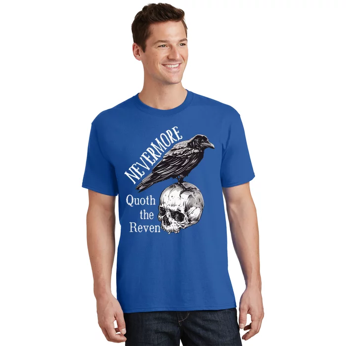 The Raven Edgar Allan Poe Dark Academia Literature T-Shirt