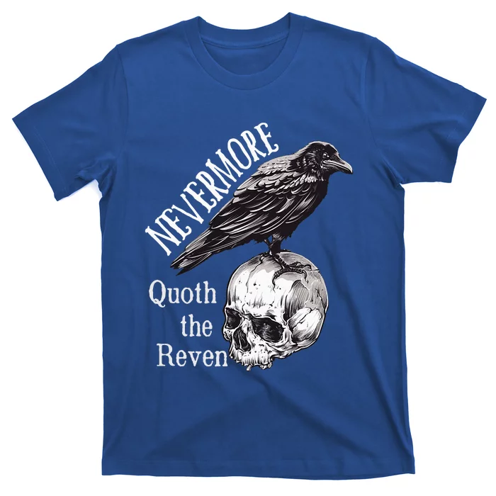 The Raven Edgar Allan Poe Dark Academia Literature T-Shirt