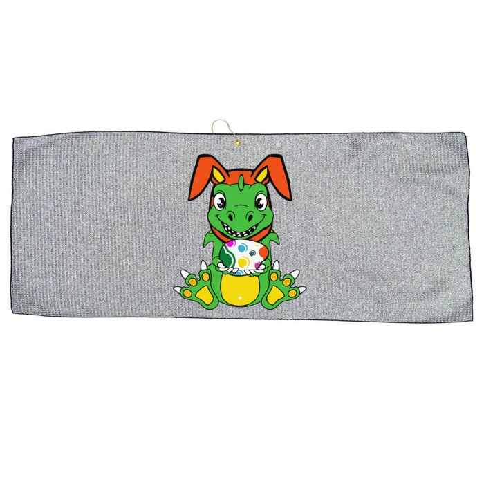 T Rex Easter Bunny Dinosaur Basket Stuffer Funny Easter Large Microfiber Waffle Golf Towel