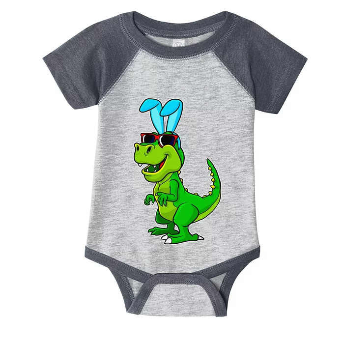 T Rex Easter Bunny Funny Dinosaur Basket Stuffers Infant Baby Jersey Bodysuit