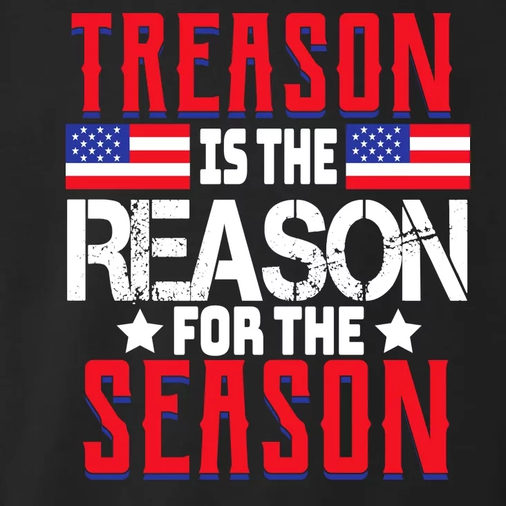 Treason Is The Reason For The Season Patriotic Toddler Hoodie