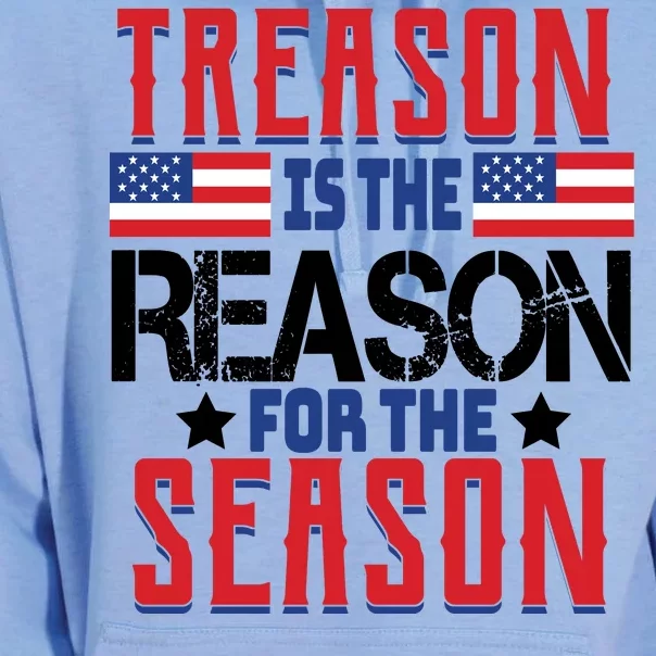 Treason Is The Reason For The Season Patriotic Unisex Surf Hoodie