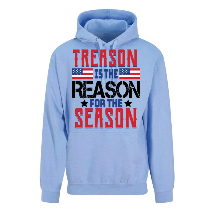 Treason Is The Reason For The Season Patriotic Unisex Surf Hoodie