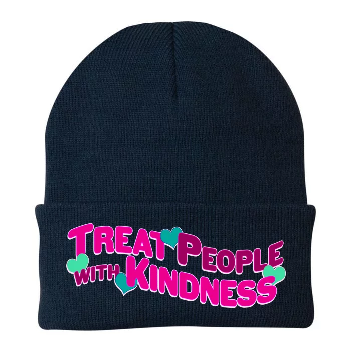 Treat People With Kindness Knit Cap Winter Beanie