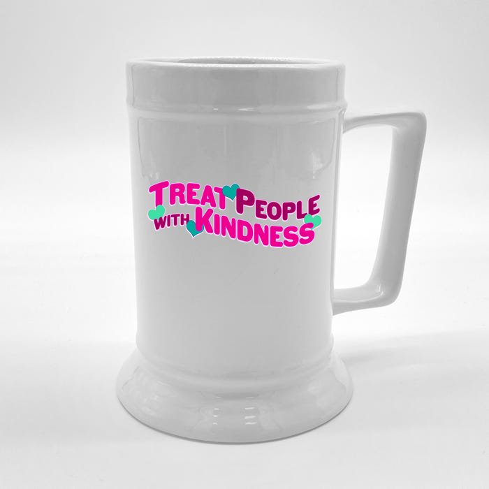 Treat People With Kindness Front & Back Beer Stein