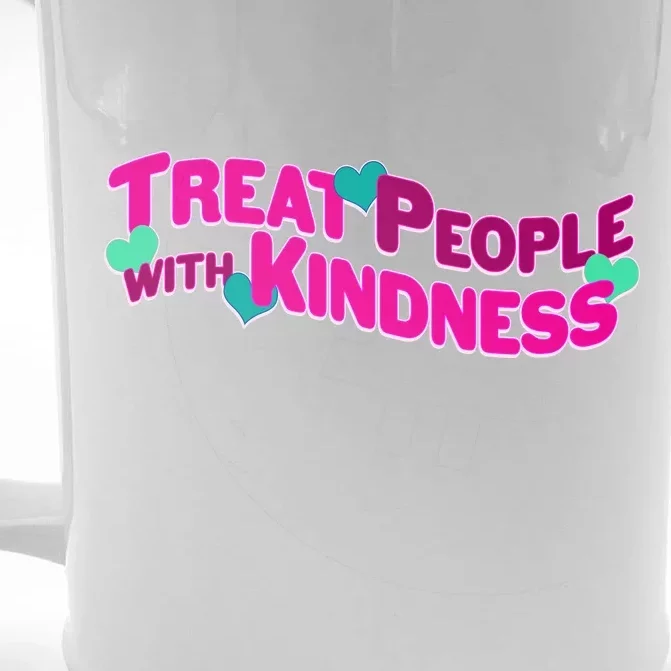 Treat People With Kindness Front & Back Beer Stein