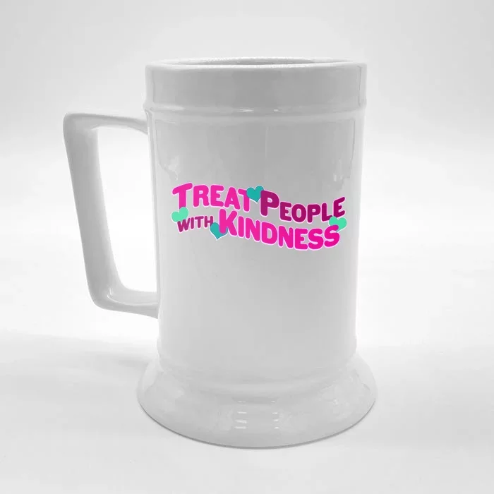 Treat People With Kindness Front & Back Beer Stein