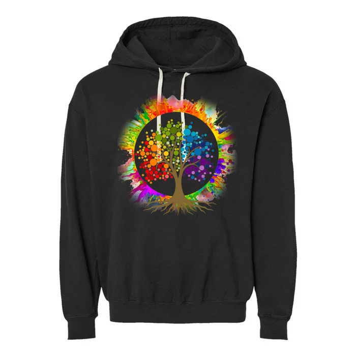 Tree Of Life Garment-Dyed Fleece Hoodie